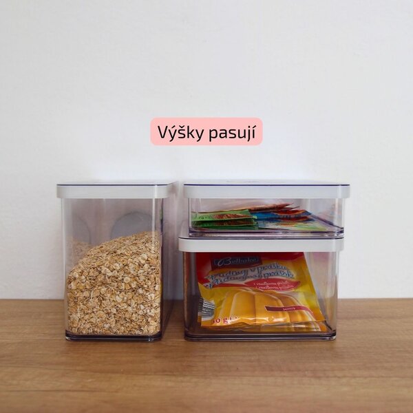 Dóza na potraviny 2,3l Rotho Loft - EXTRA, bílá