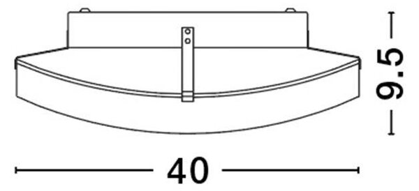 Nova Luce Stropní svítidlo GIORNO bílá;opálové sklo chromovaný kov E27 2x12W