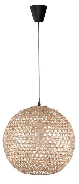 Nova Luce Závěsné svítidlo MELODY přírodní Bambus, 40cm, E27 1x12W