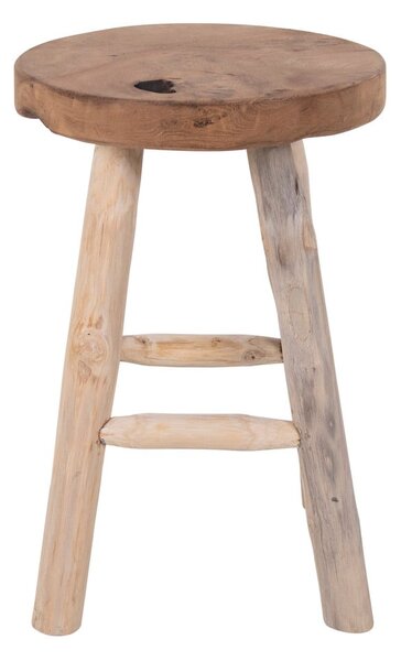 Teaková stolička se 4 nohami House Nordic Badia, ø 30 cm