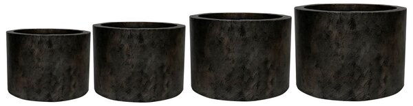Ter Steege Sada 4 obalů Vince antique silver D80 H51