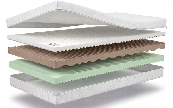 Zdravotní matrace VISCO KOMFORT DUO MEDIUM 200 x 90 cm