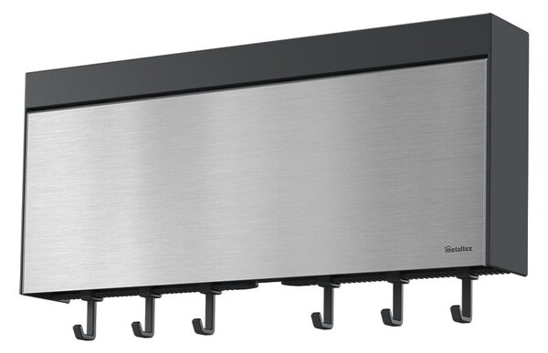 Nástěnný držák na kuchyňské role a fólie Metaltex Tango Inox