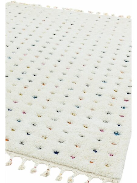 Béžový koberec Asiatic Carpets Dotty Multi, 80 x 150 cm