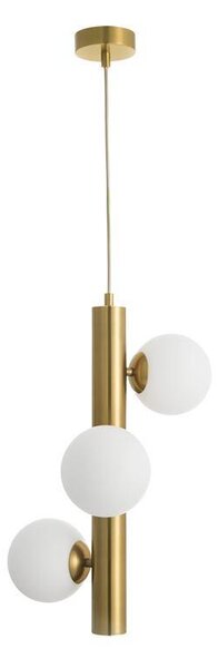 Nova Luce Závěsné svítidlo JAKLIN opálové sklo, G9 3x5W