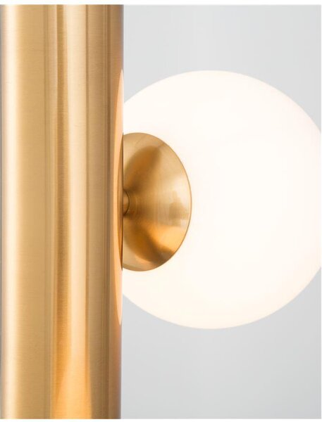 Nova Luce Závěsné svítidlo JAKLIN opálové sklo, G9 3x5W