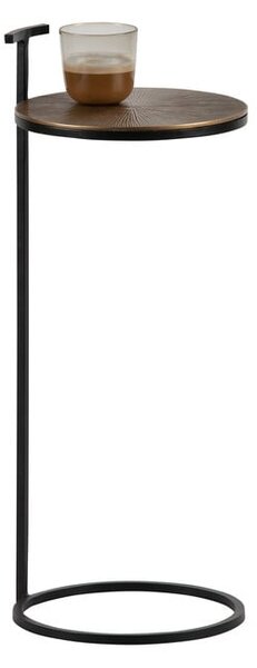 Kovový kulatý odkládací stolek 26x26 cm Position – BePureHome