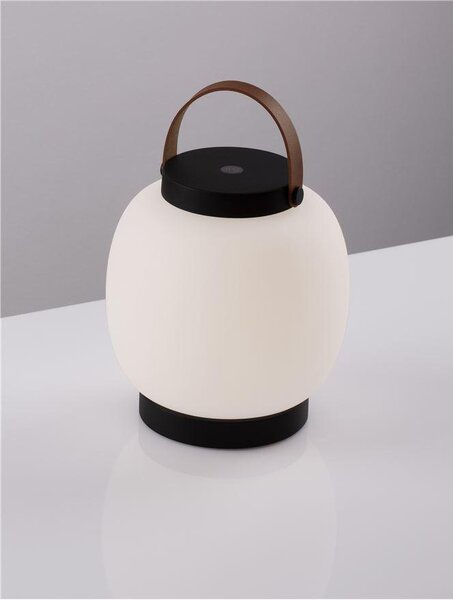 Nova Luce Venkovní stolní lampa JIGRA, LED 2W 3000K 3,7V, IP54 vypínač na těle / USB kabel