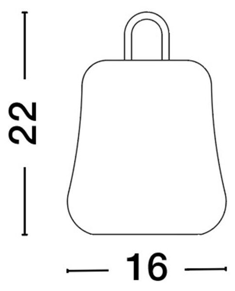 Nova Luce Venkovní stolní lampa JIGRA, LED 2W 3000K 3,7V, IP54 vypínač na těle / USB kabel