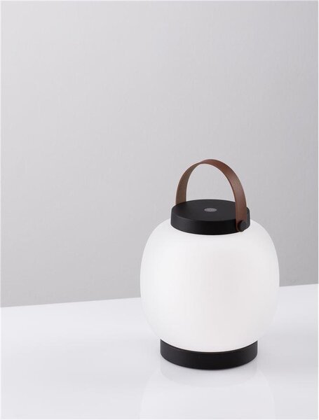 Nova Luce Venkovní stolní lampa JIGRA, LED 2W 3000K 3,7V, IP54 vypínač na těle / USB kabel