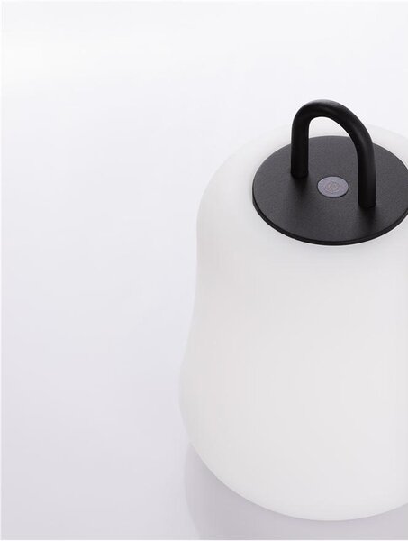 Nova Luce Venkovní stolní lampa JIGRA, LED 2W 3000K 3,7V, IP54 vypínač na těle / USB kabel