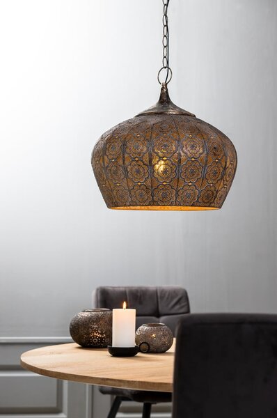 Stropní svítidlo v měděné barvě ø 43,5 cm Emine – Light & Living