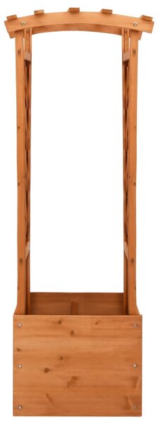 Truhlík s trelážovým obloukem 49 x 39 x 130 cm masivní jedle