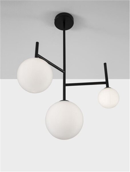 Nova Luce Závěsné svítidlo LICATO opálové sklo, G9 3x5W