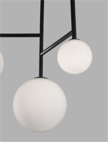 Nova Luce Závěsné svítidlo LICATO opálové sklo, G9 3x5W