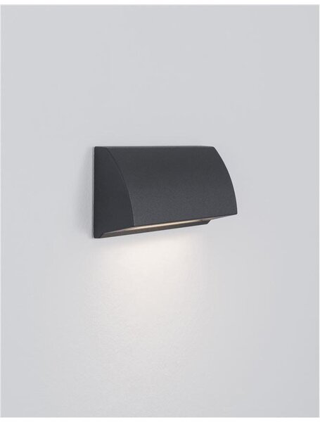 Nova Luce Venkovní nástěnné svítidlo LIV, LED 3.5W 3000K, 120st. IP54