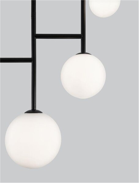 Nova Luce Závěsné svítidlo LICATO opálové sklo, G9 5x5W