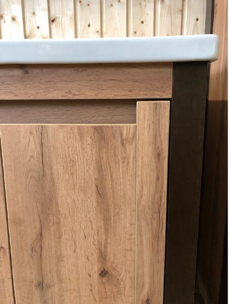 Lavedo Queen 65 Wotan Oak koupelnová skříňka s umyvadlem