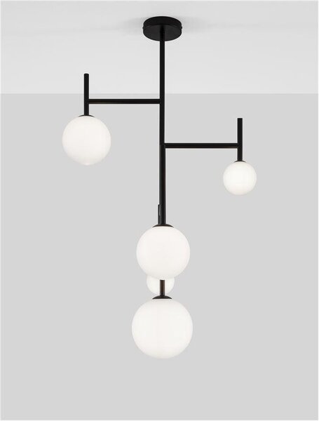 Nova Luce Závěsné svítidlo LICATO opálové sklo, G9 5x5W