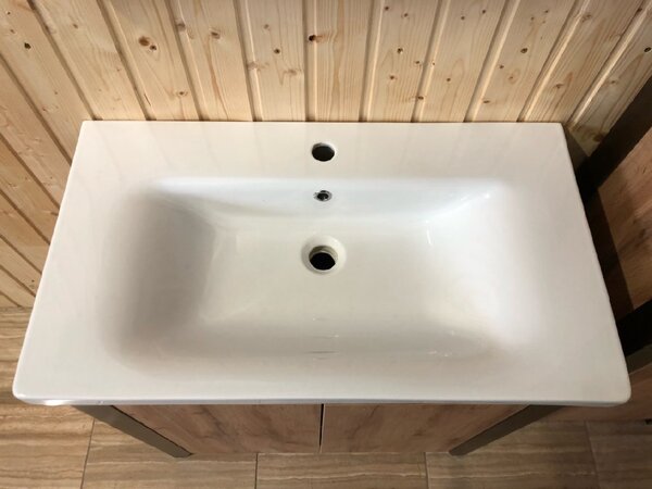 Lavedo Queen 65 Wotan Oak koupelnová skříňka s umyvadlem