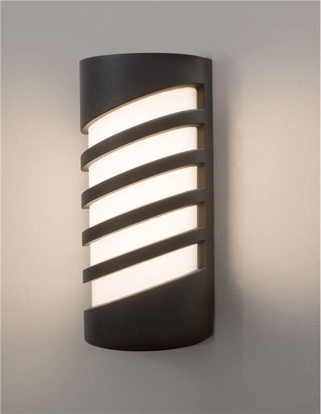 Nova Luce Venkovní nástěnné svítidlo LUPO, LED 10W 3000K, IP65