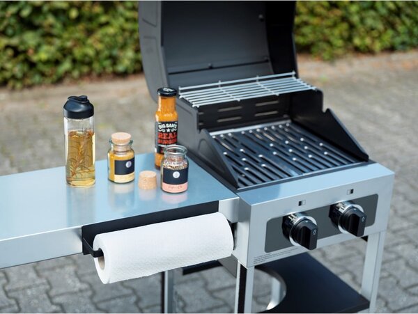 Černý magnetický držák na kuchyňské role Wenko Black Outdoor Kitchen Ima