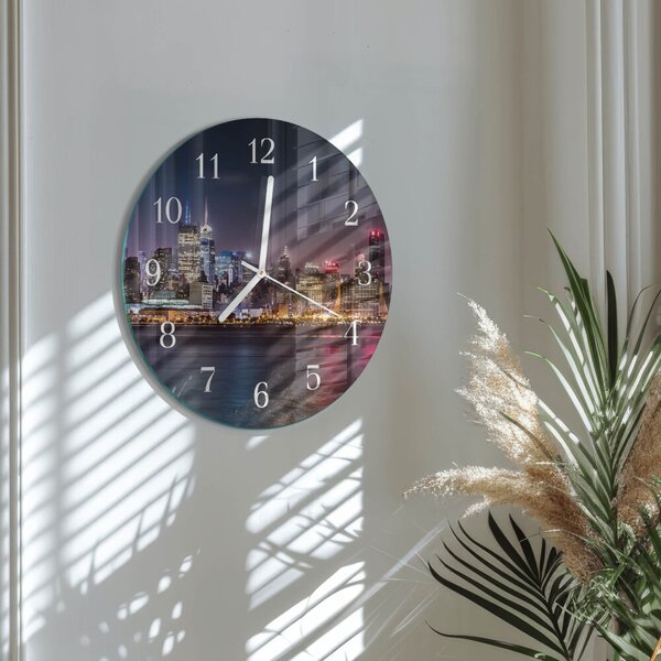 Skleněné hodiny na stěnu Horizont zsob-fi30-00058514