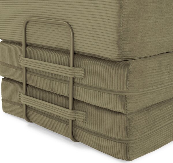 ROZKLÁDACÍ POHOVKA, textil, zelená Livetastic - Rozkládací pohovky, Online Only