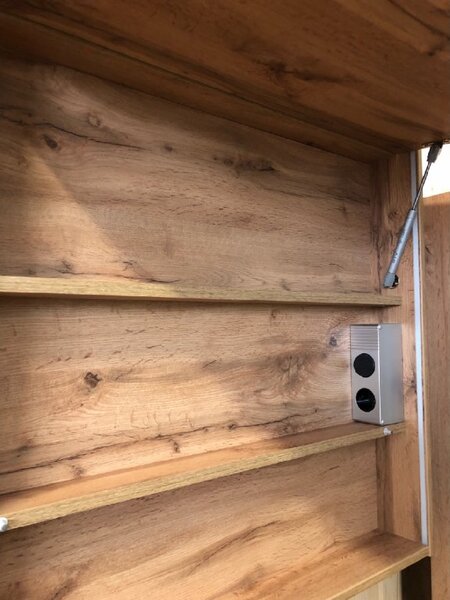 Lavedo Queen Wotan Oak 90 zrcadlová skříňka do koupelny s LED podsvícením
