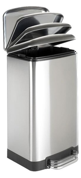 Nerezový pedálový odpadkový koš Wenko, 30 l