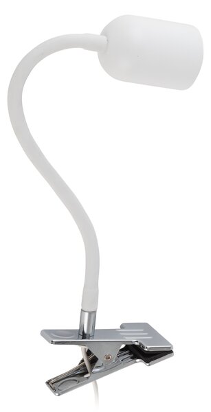 Stolní lampa s klipem TK 4559 TOP bílá