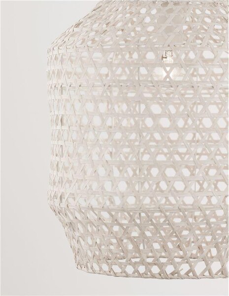 Nova Luce Závěsné svítidlo MIA, bílá barva E27 1x12W