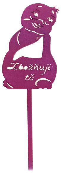 Tučňák ''Zbožňuji tě'' Barva: Fialová