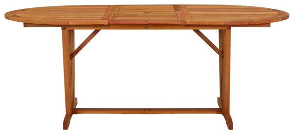 Zahradní stůl 200 x 100 x 75 cm masivní eukalyptové dřevo