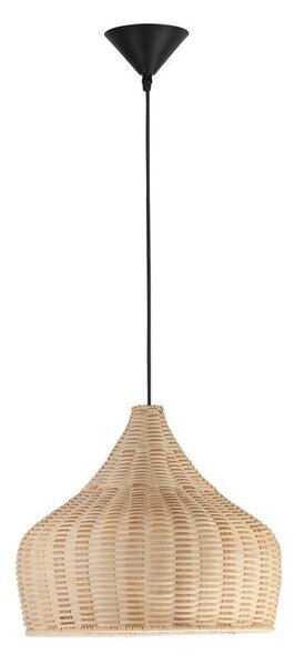 Nova Luce Závěsné svítidlo MIA přírodní ratan, E27 1x12W