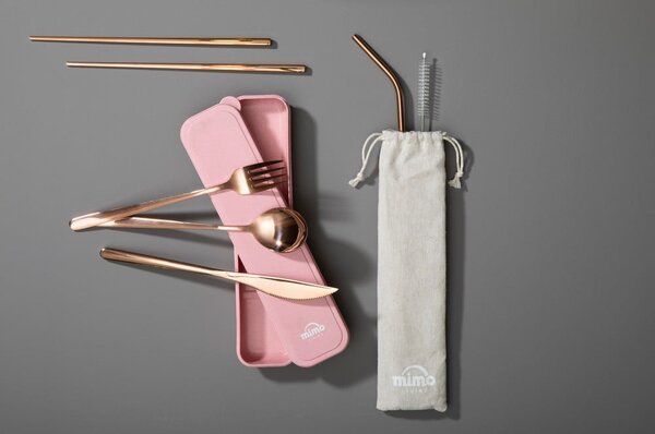 Nerezový příbor v měděné barvě 6 ks Mimo – Premier Housewares