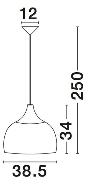 Nova Luce Závěsné svítidlo MIA přírodní ratan, E27 1x12W