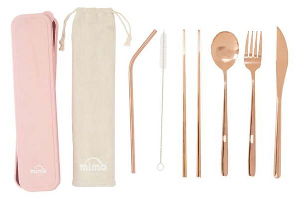 Nerezový příbor v měděné barvě 6 ks Mimo – Premier Housewares