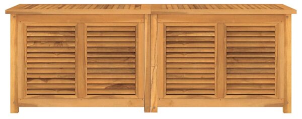 Zahradní úložný box s vložkou 150 x 50 x 55 cm masivní teak