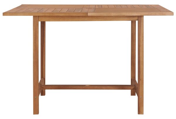 Zahradní jídelní stůl 110 x 110 x 75 cm masivní teak