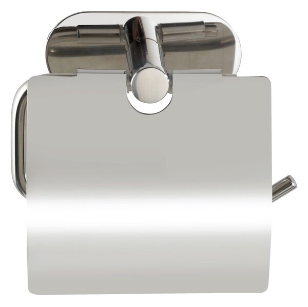 Nerezový držák na toaletní papír bez nutnosti vrtání Wenko Turbo-Loc® Orea Shine Cover