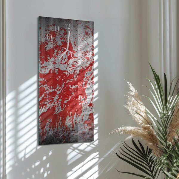Skleněné hodiny vertikální Skvrny zsppb-30x60-00081061
