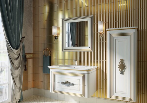 Lavedo Treviso White 80 koupelnová skříňka s umyvadlem