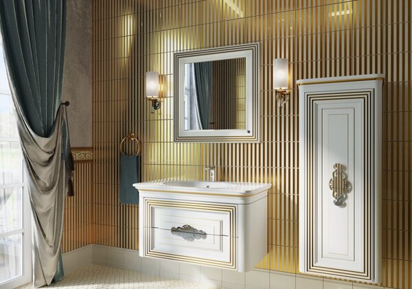 Lavedo Treviso White 100 koupelnová skříňka s umyvadlem