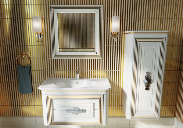 Lavedo Treviso White 100 koupelnová skříňka s umyvadlem