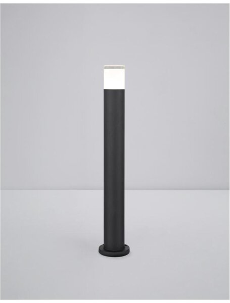 Nova Luce Venkovní sloupkové svítidlo NOTEN, 80cm, LED 8W 3000K IP65, IP65