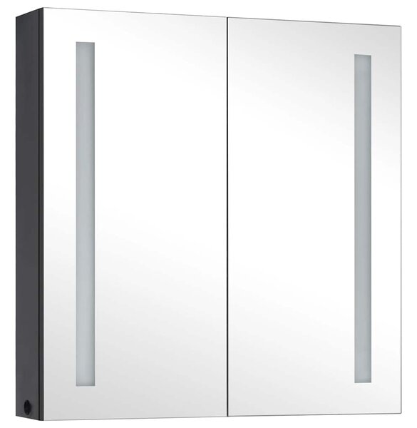 LED koupelnová skříňka se zrcadlem 62 x 14 x 60 cm