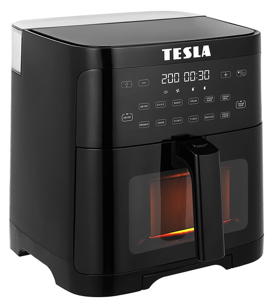 TESLA AirCook & Steam QS550 XL - multifunkční parní a horkovzdušná fritéza