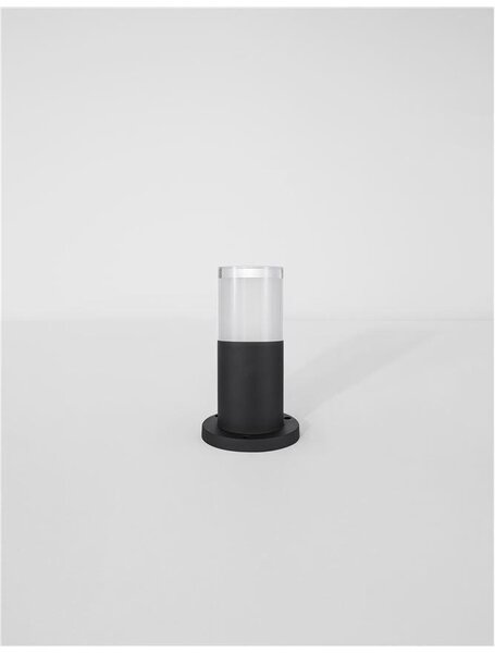 Nova Luce Venkovní sloupkové svítidlo NOTEN, 20cm, LED 8W 3000K IP65, IP65