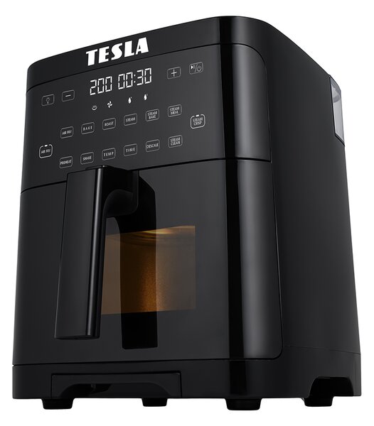 TESLA AirCook & Steam QS550 XL - multifunkční parní a horkovzdušná fritéza